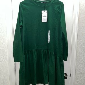 Dark Green Zara Dress